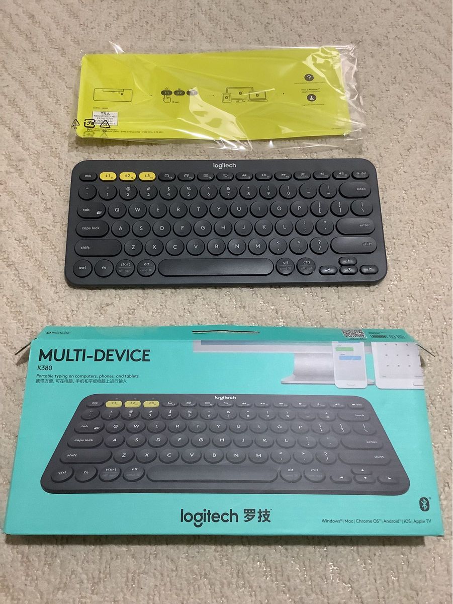 US配列 ワイヤレス 英語 キーボード マルチデバイス K380 logitech Bluetooth