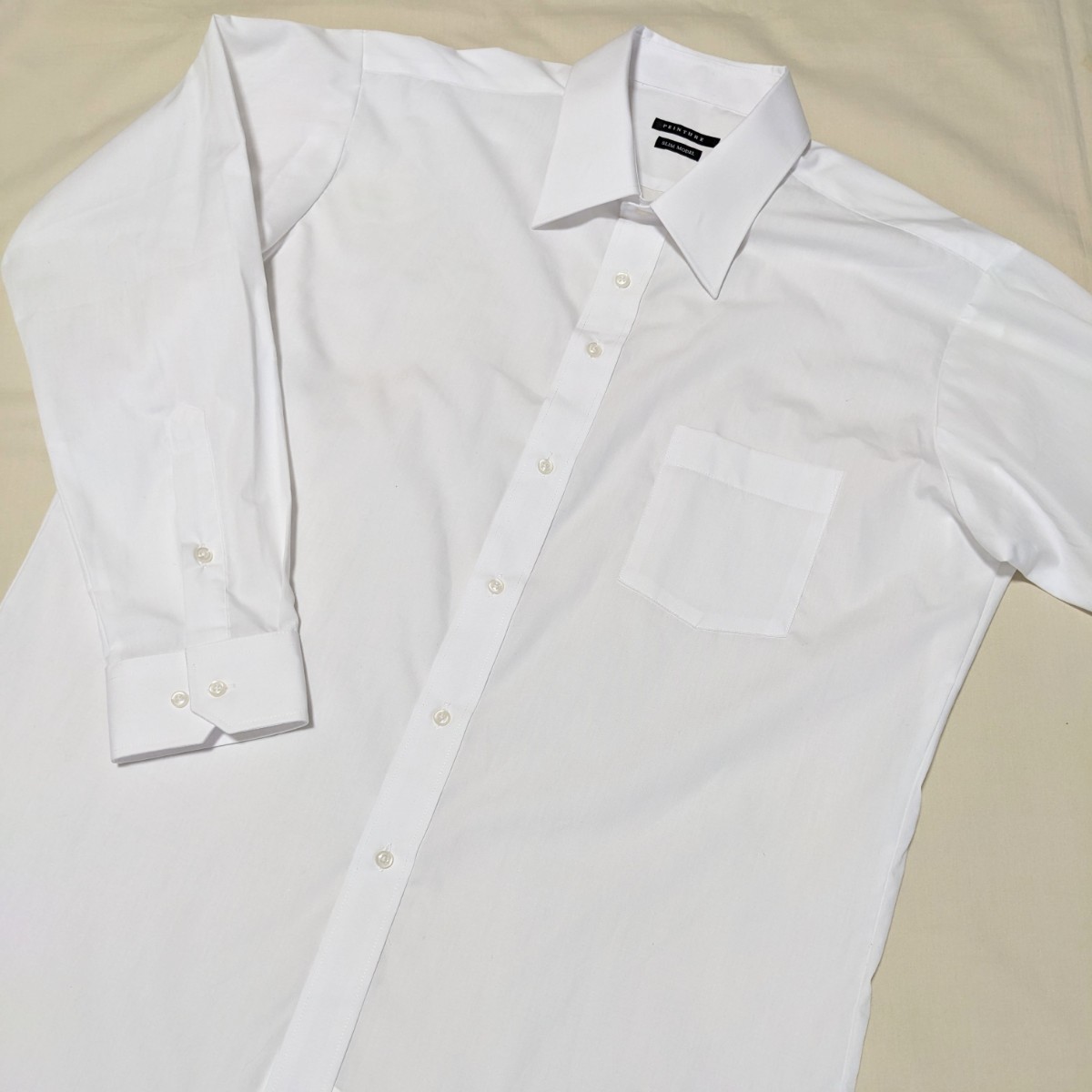 +FY37 メンズ フォーマル 44 3L 長袖 ワイシャツ ドレスシャツ 6点 セット 白 ブルー ビジネス セレモニー 大きいサイズ_画像6