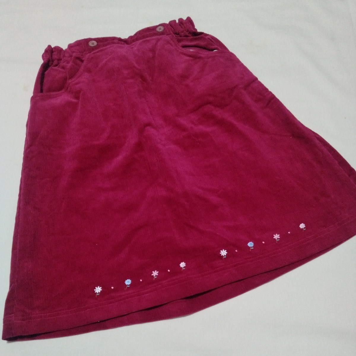 +WY71 まとめ 4枚 セット 福袋 女子 女の子 150 160 スカート 台形スカート パンツ familia ポンポネット 赤 ベージュ ブロックチェック 黒_画像2