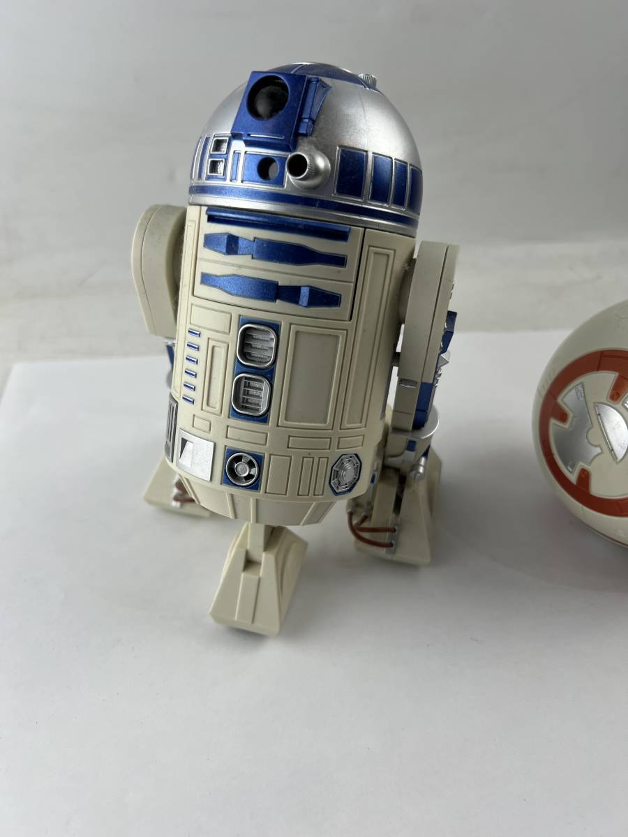 STAR WARS スターウォーズ R2-D2 アクション アラーム時計 目覚まし時計 8ZDA21 BB-8　2点セット　１円～　コレクション_画像3