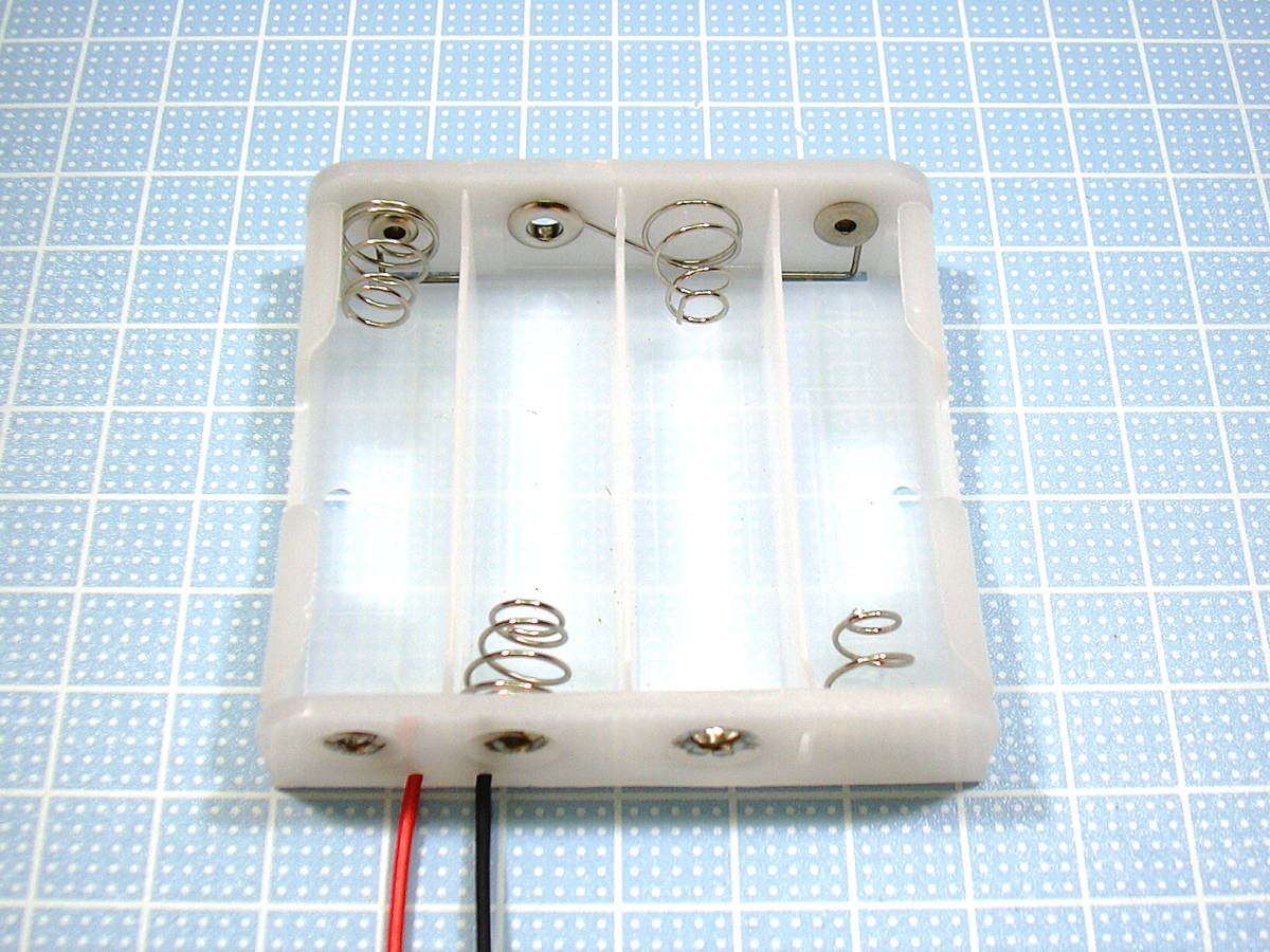 電池ホルダー　電池ボックス　単3×4本用 　　　　　 　　　1個_画像1