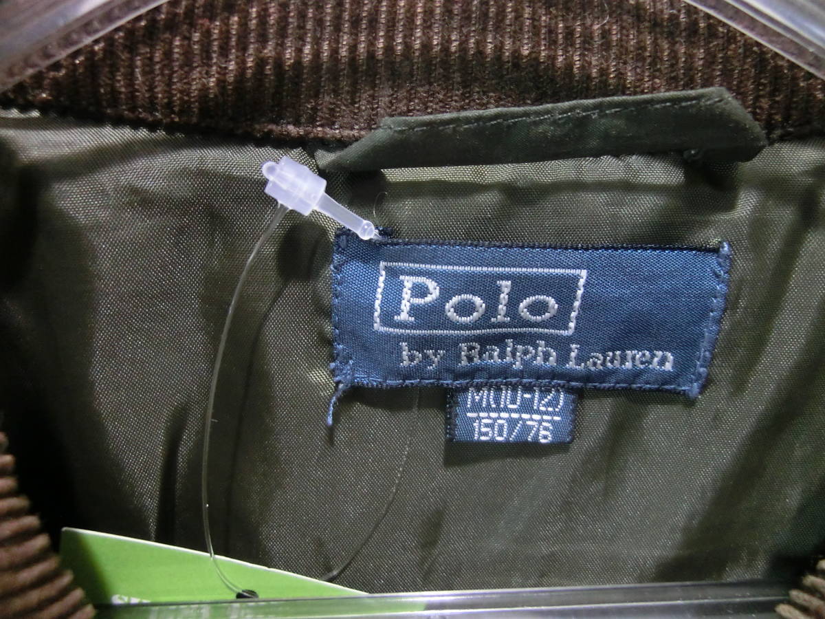 * Ralph Lauren / Ralph Lauren 150.* quilting coat ( olive green * collar is tea color. ko-tiroi)/ outer / jacket s716