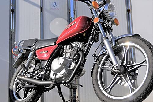 弾丸 GN 125 H GN 125 - 2F　耐熱ブラック　ショート 管 マフラー　新品_画像3