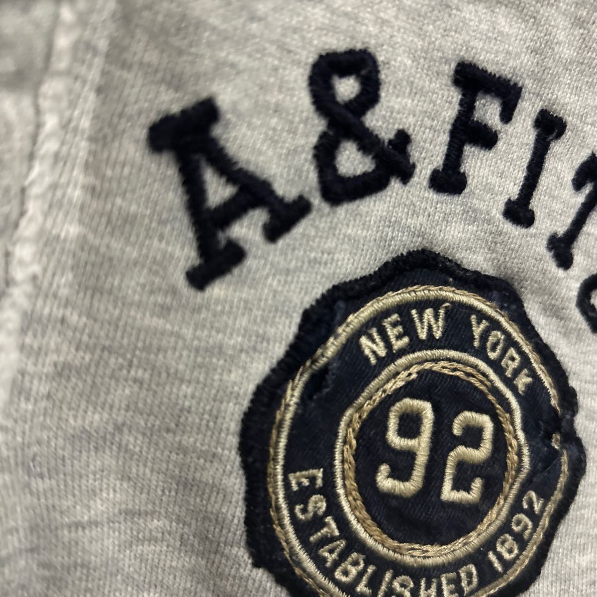 Abercrombie&fitch/アバクロンビー&フィッチ/アバクロ/スウェット/ジップスウェット/ダメージ加工/レディース/S/アメカジ/ホリスター_画像6