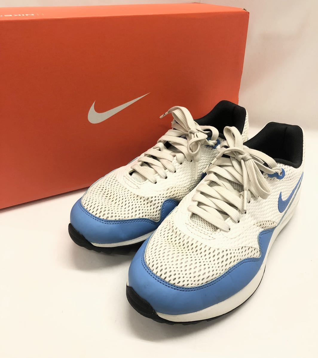 一流の品質 メンズ FC2782 ゴルフシューズ エアマックス AIRMAX ナイキ NIKE 25.0cm 箱付き CI7576-101 ブルー ホワイト 26.5cm