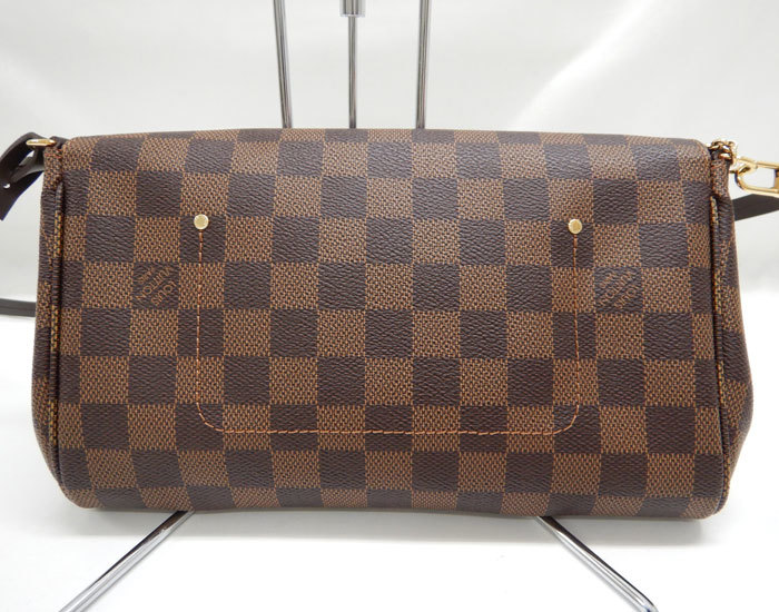 美品 ルイヴィトン N41129 ダミエフェイボリットMM 2WAYショルダーバッグ FB2747 LOUIS VUITTON ブラウン レザー ハンドバッグ_画像4