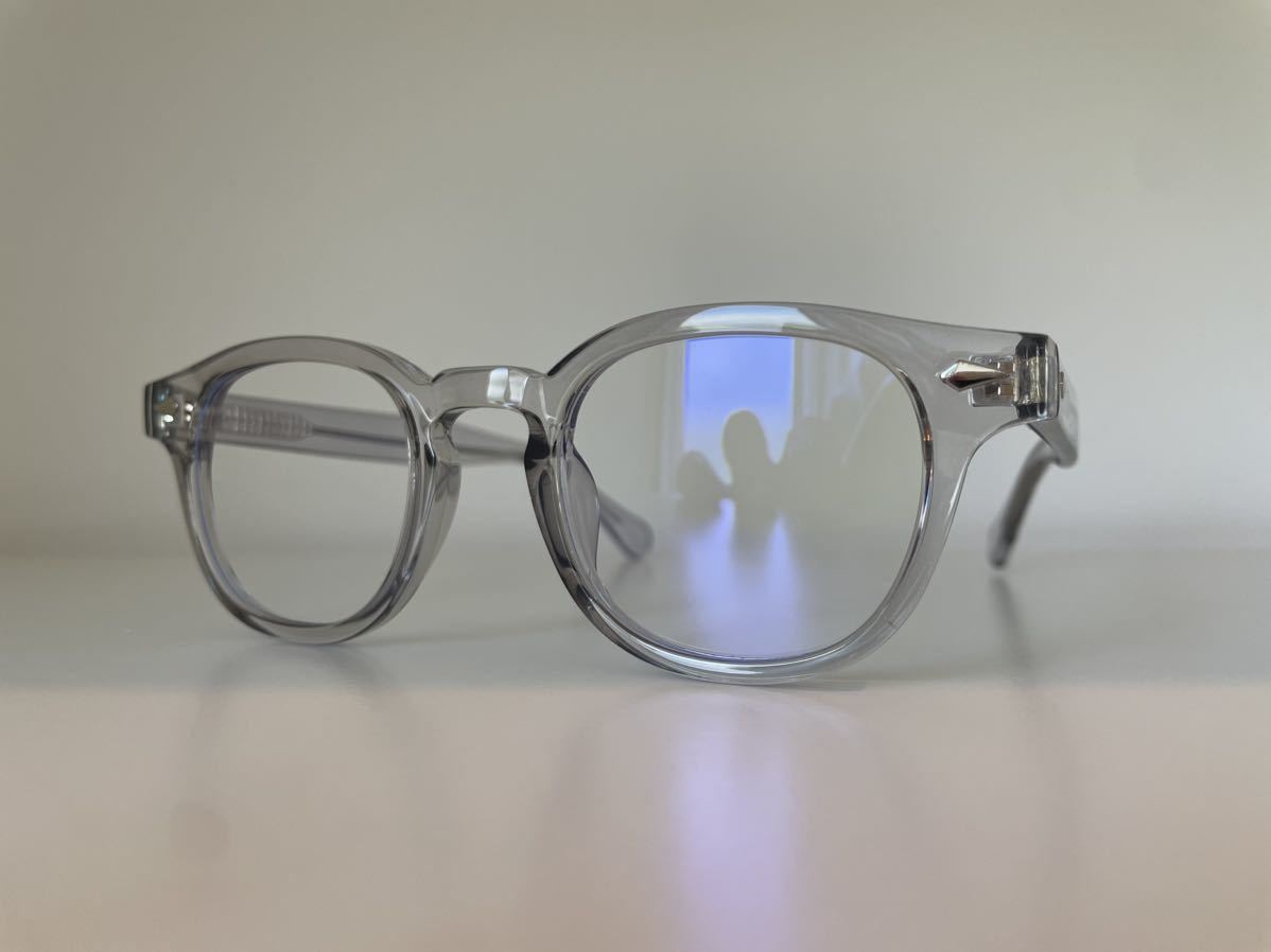 ノーブランド　タートオプティカル型ボスリントン眼鏡　46サイズ（MEDIUM）ライトグレー/モスコット レムトッシュ　ボスリントン_画像2