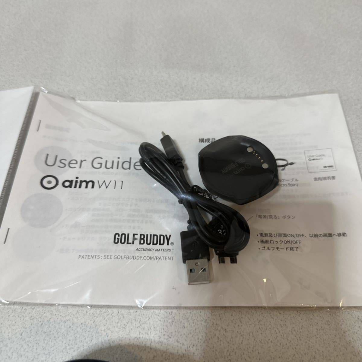 GOLF BUDDY / ゴルフバディー aim W11 GPSゴルフウォッチ_画像9