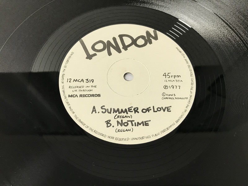 CI013 London / No Time / Siouxsie Sue / Summer Of Love / Friday On My Mind 12MCA319 【LP レコード】 1119_画像5