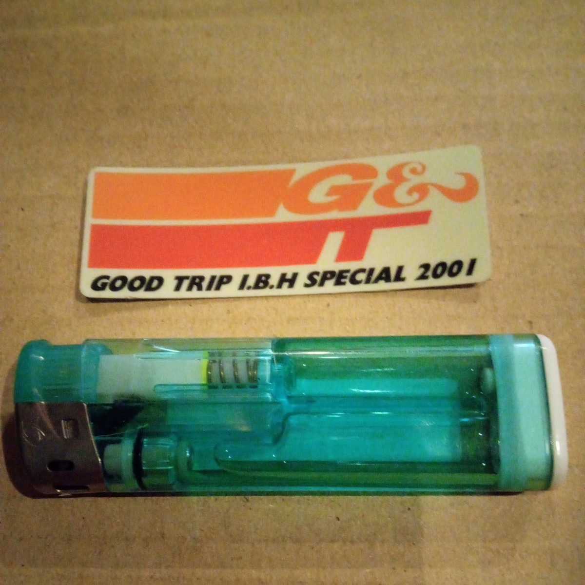 即決 ＧＯＯＤ ＴＲＩＰ ＩＢＨ ＳＰＥＣＩＡＬ２００１ ステッカーシールデカールガレージヘルメットガラスドアレーシングＧＴオイル_画像2