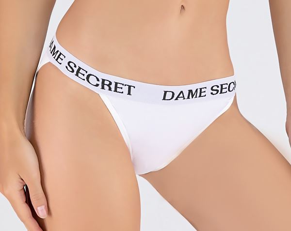 DAME SECRET スポーツ ショーツ 白 色 Lサイズ ビキニ スポーツ ジム アスリート トレーニング 下着_画像1