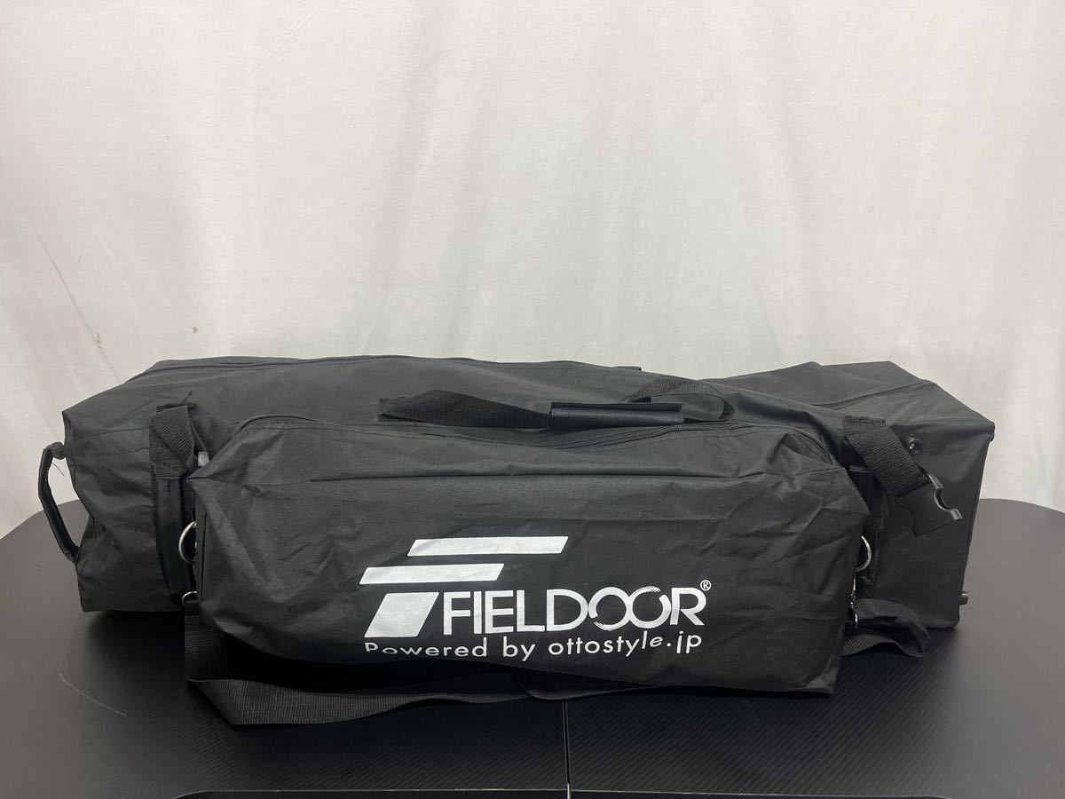 FIELDOOR フィールドア タープテント 2.0m×2.0m サイドシート バグガードスクリーン付属 直接引取OK_画像1