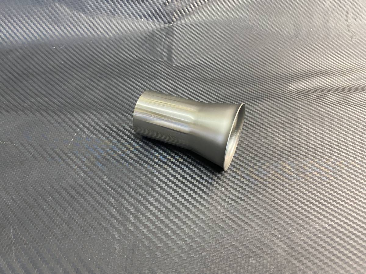  new goods SUS304 stainless steel pipe muffler work for outer diameter 48.6φ~ approximately 65φ length approximately 9.5cm thickness 1.2mm conversion unusual shape 