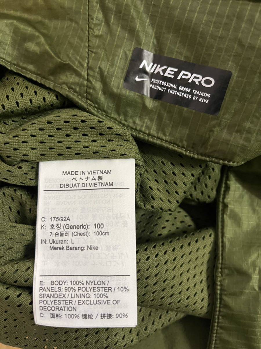 NIKE 1/2 Zip Parker хаки черновой зеленый спорт тренировка парка жакет DM5537-326 новый товар бесплатная доставка Nike Pro фирменный магазин покупка 