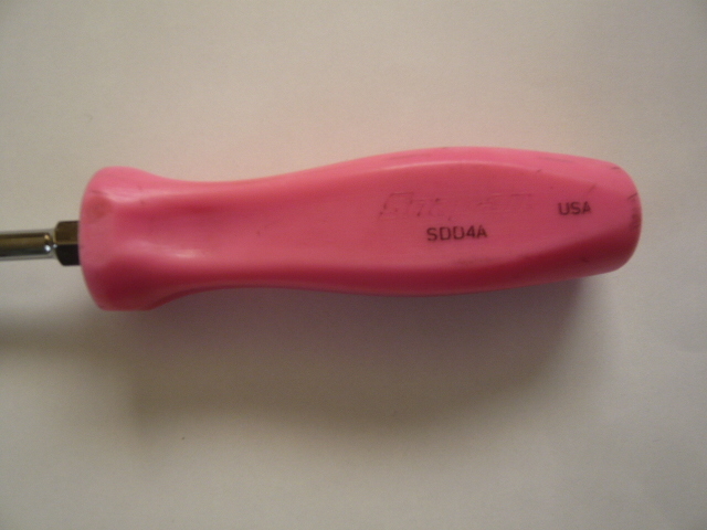 *Snap-on* Snap-on * hard grip *SDD4A* minus screwdriver * bolster attaching * pink * rare color *