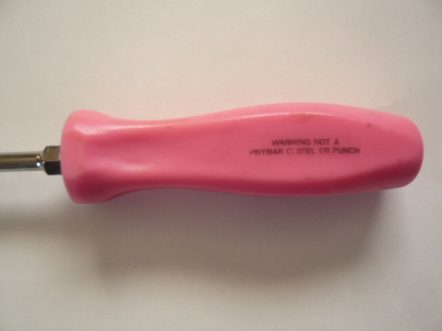 *Snap-on* Snap-on * hard grip *SDD4A* minus screwdriver * bolster attaching * pink * rare color *