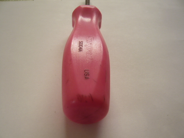 *Snap-on* Snap-on * hard grip *SDD4A* minus screwdriver * bolster attaching * pink * rare color *