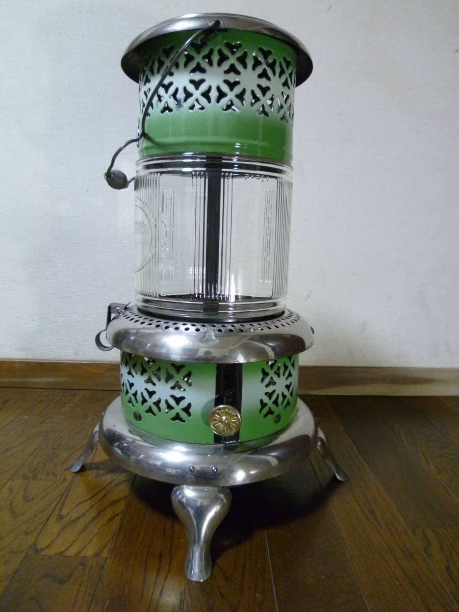 * super * ultra rare!! *pa-fe comb .n#1690 *pa-fe comb .n stove * Perfection #1690 * perfection Pyrex Glass Globe