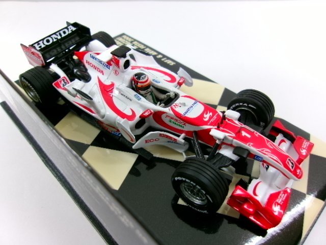 ミニチャンプス 1/43 スーパー アグリ ホンダ SA06 #1 鈴木亜久里 SAF1 & ARTA フェスタ 2006 (8179-437)_画像4