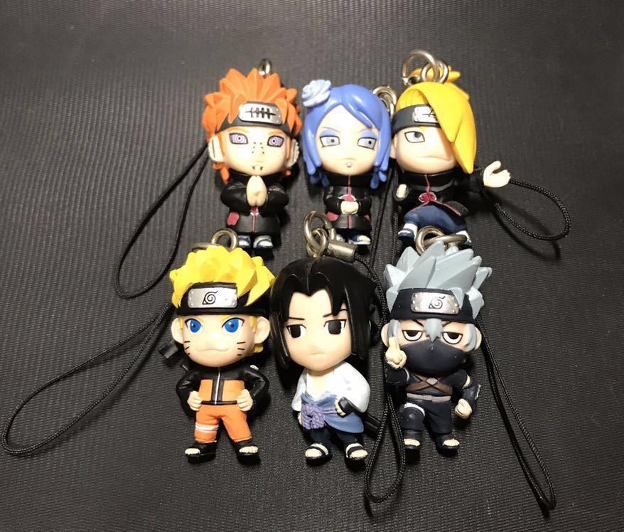 ヤフオク Naruto ナルト 疾風伝ストラップ 全6種 サスケ