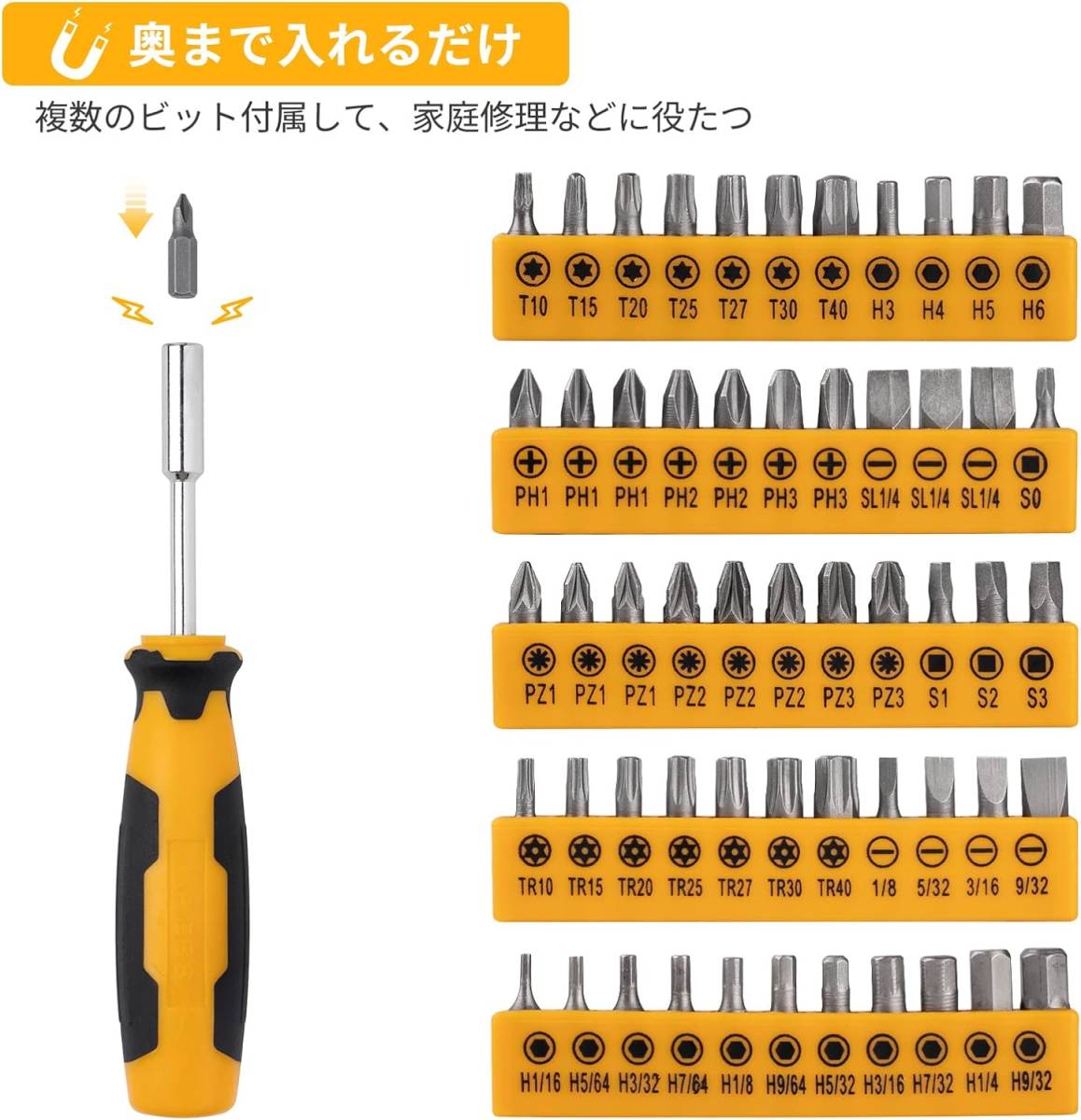 【新品】KREBS 工具セット 168点 家庭用ホームツールセット 日曜大工 DIYセット 多機能ツールキット 修理道具セット 工具箱 収納ケース付き_画像5