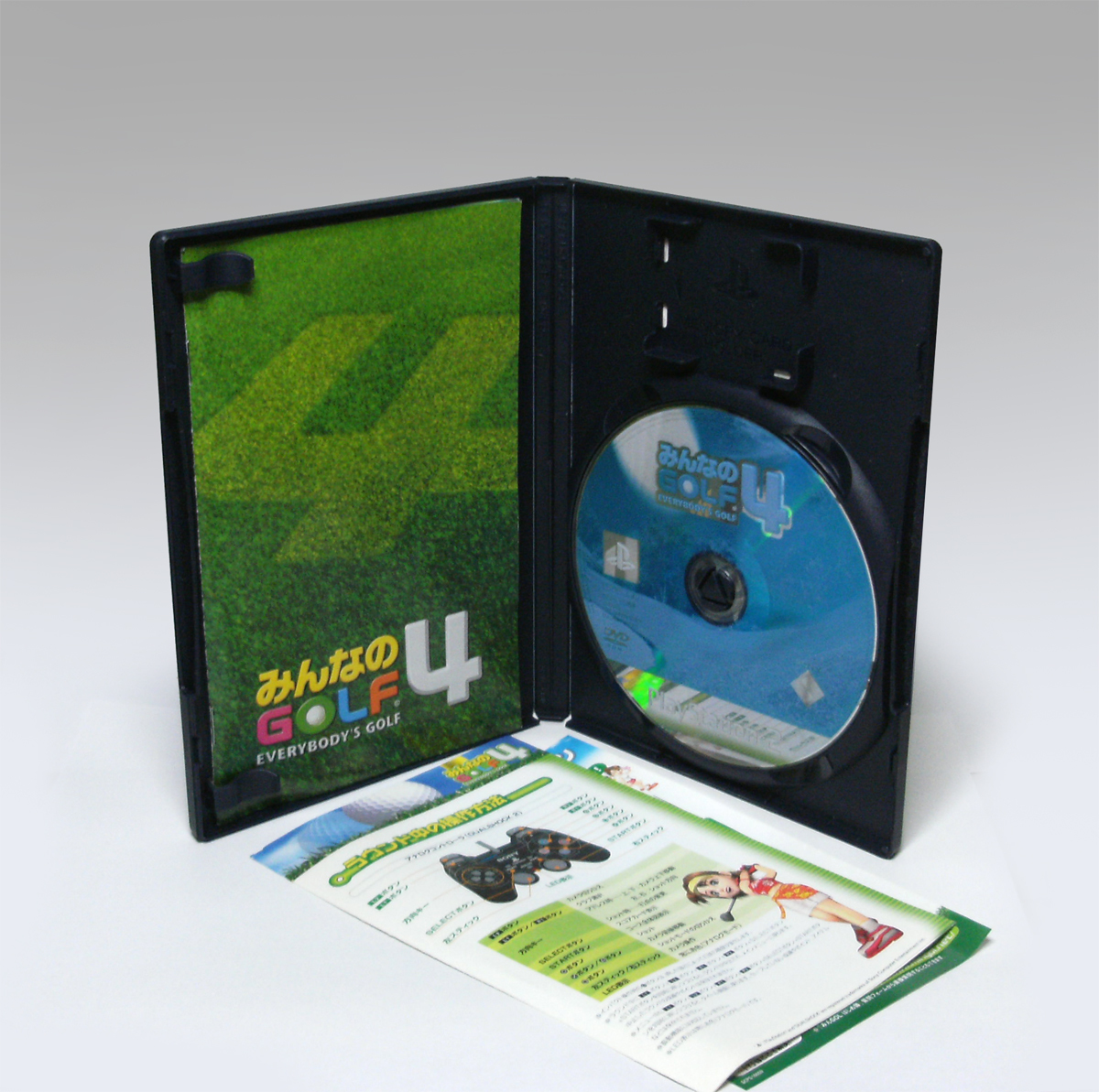 * PS2 operation table * leaflet equipped all. GOLF4 SCPS-15059 operation verification ending EVERYBODY\'S GOLF 4 NTSC-J SCE 2003