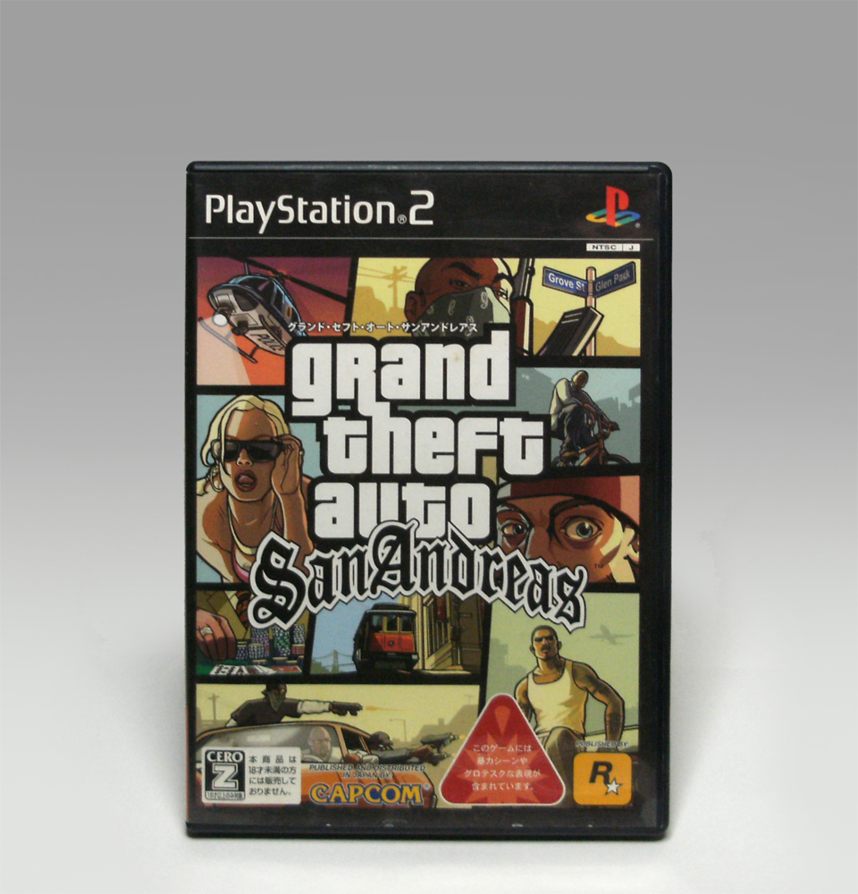 ● PS2 マップ付属 グランド・セフト・オート・サンアンドレアス SLPM-65984 Grand Theft Auto: San Andreas NTSC-J Rockster 2007 GTA_画像1