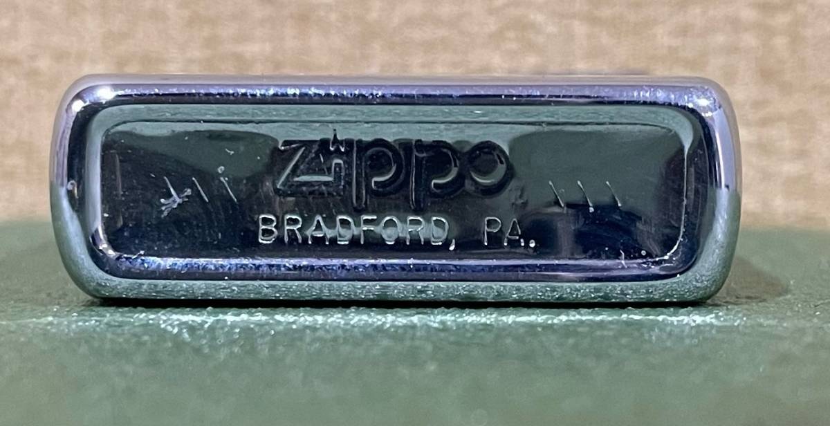 格安!! 99円スタート!! ZIPPO ジッポ 1984年製 シルバー Budweiser バドワイザー オイルライター_画像3