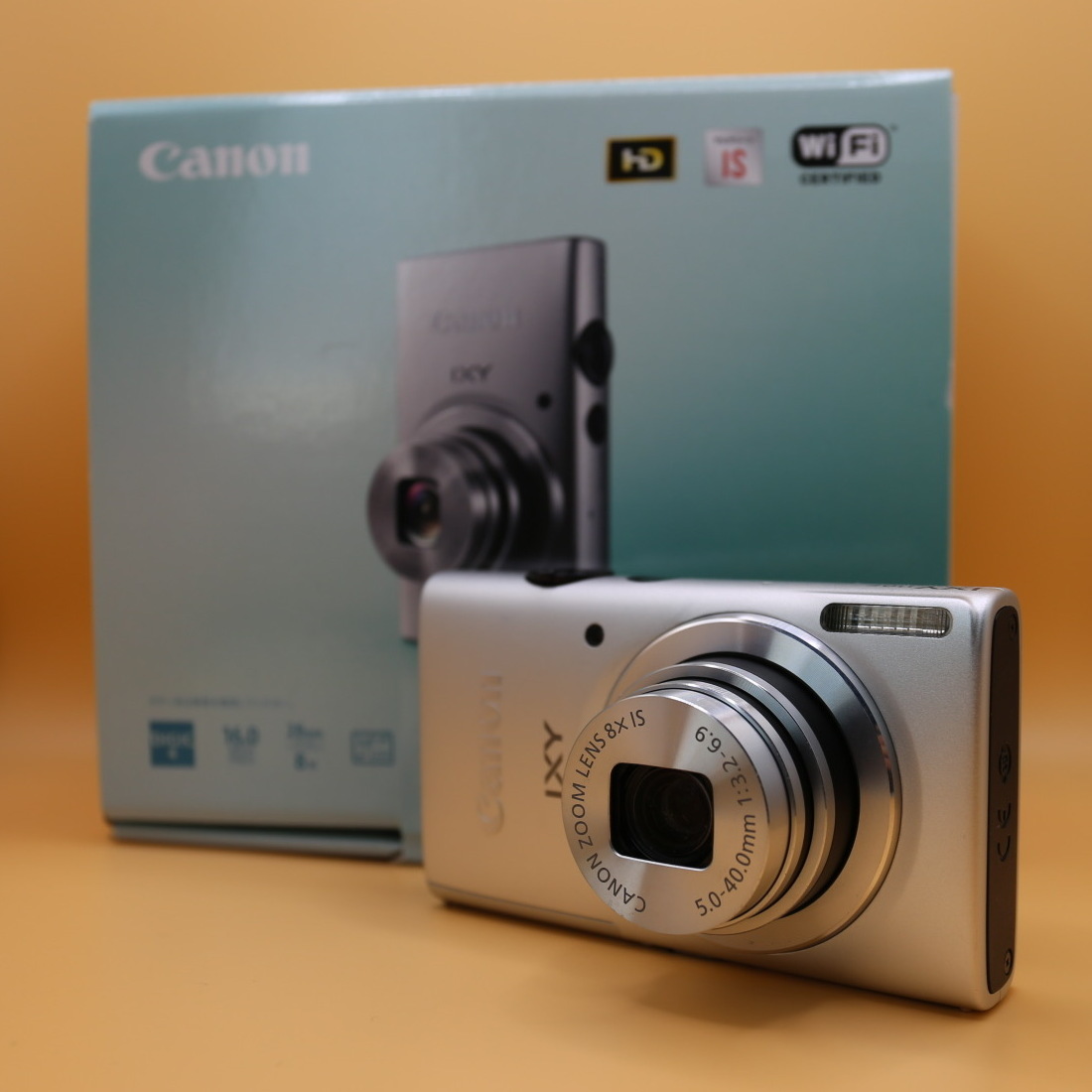 【中古美品】Canon コンパクトデジタルカメラ IXY 110F シルバー 約1600万画素 光学8倍ズーム Wi-Fi 商品コード8196B001_画像1