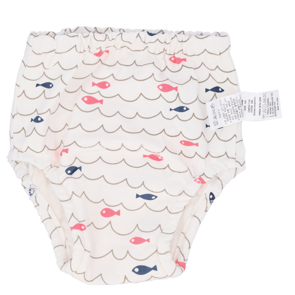 * wave line × fish * 90cm training pants man mail order girl single goods toilet training cloth diapers leak not baby cotton napkins cotton baby 