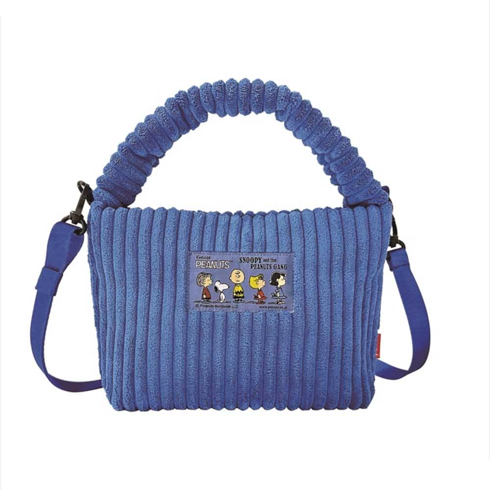 ☆ BLUE ☆ ROOTOTE8348　IP.テ゛リ.コーテ゛ュロイPeanuts8U ルートート スヌーピー 8348 ROOTOTE トートバッグ ショルダーバッグ_画像1