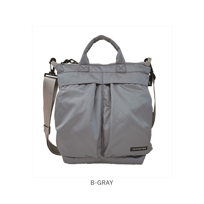 ☆ B-GRAY ☆ ROOTOTE1282　SC.スクエア.ハ゜フ-A ルートート トートバッグ 1282 ROOTOTE トートバック 2way ショルダー ショルダーバッグ_画像8