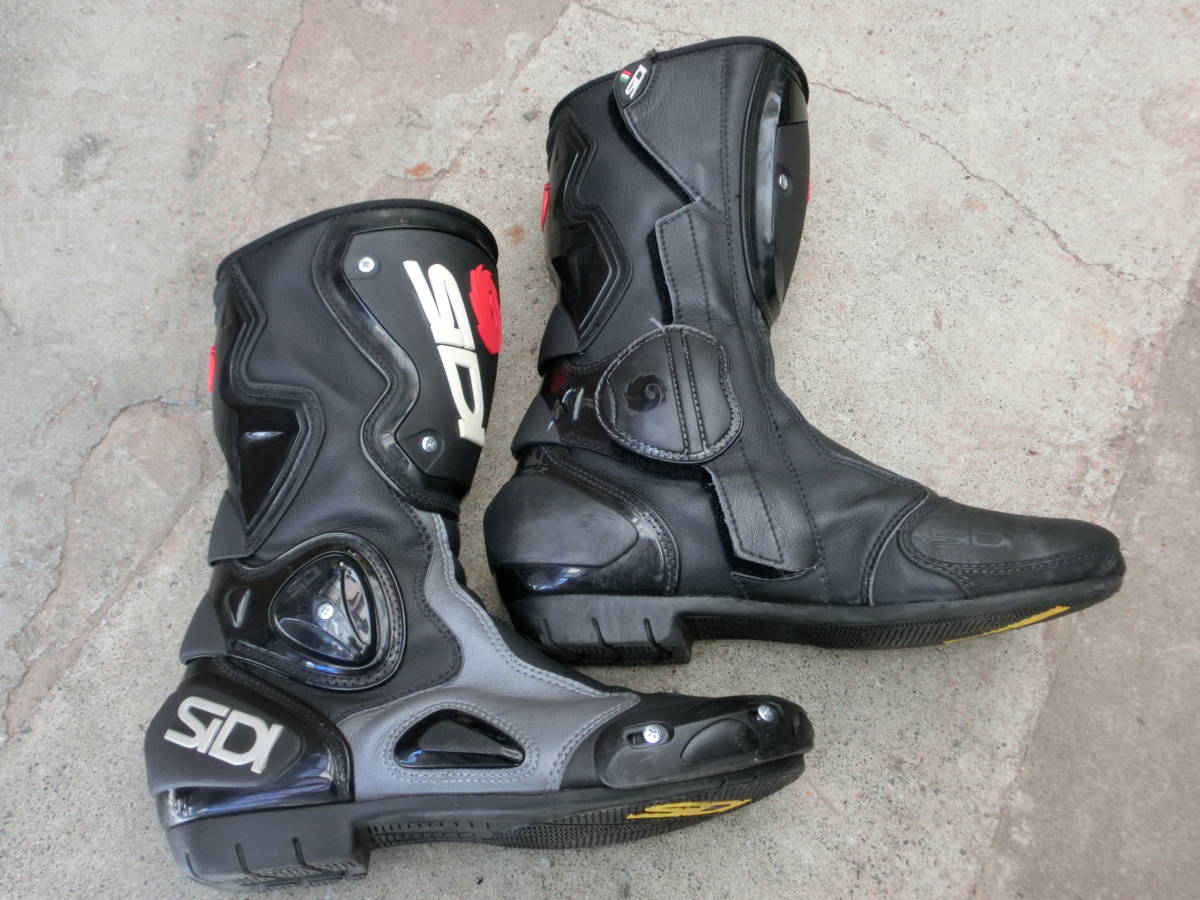 程度良好 SIDI レーシングブーツ B2 黒 26.5 シディ ブラック_画像5