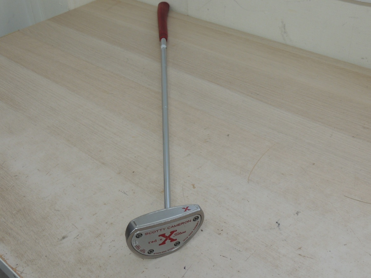 中古　Titleist タイトリスト　SCOTTY CAMERON red・X2　スコッティ キャメロン レッドX2　パター　ゴルフクラブ 管77_画像2