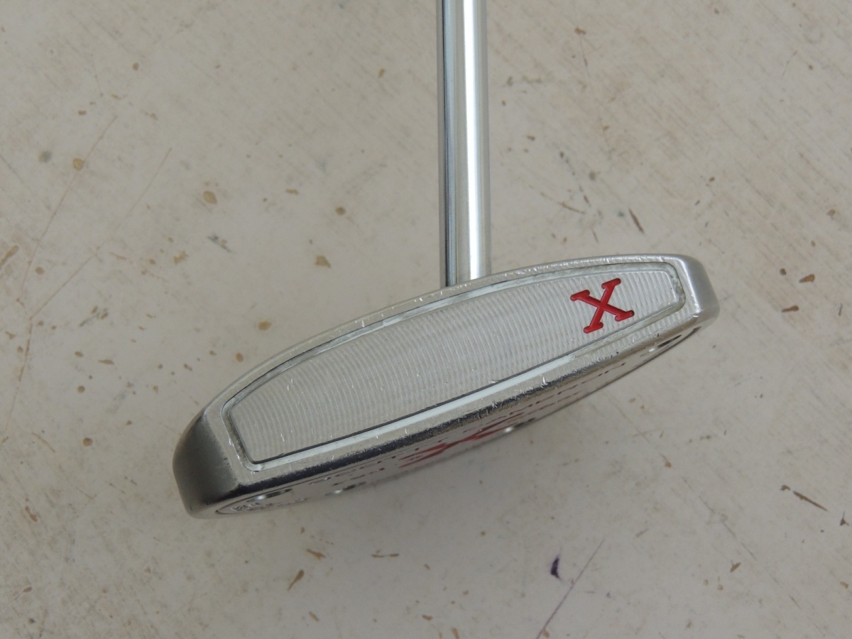 中古 Titleist タイトリスト SCOTTY CAMERON red・X2 スコッティ キャメロン レッドX2 パター ゴルフクラブ 管77の画像3