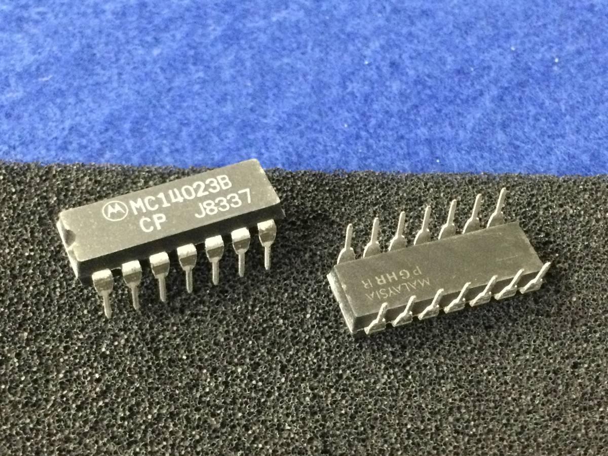 MC14023BCP 【即決即送】モトローラ CMOS ロジック 4023 MC14023B [118PgK/301416M] Motorola CMOS Logic ５個セット_画像1