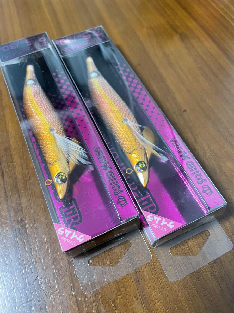 スクイッドマニア限定 ワイルドチェイスB-TR 3.5号 30g 2本セット マズメキラー(UV) WILD CHASE ティップラン_画像2