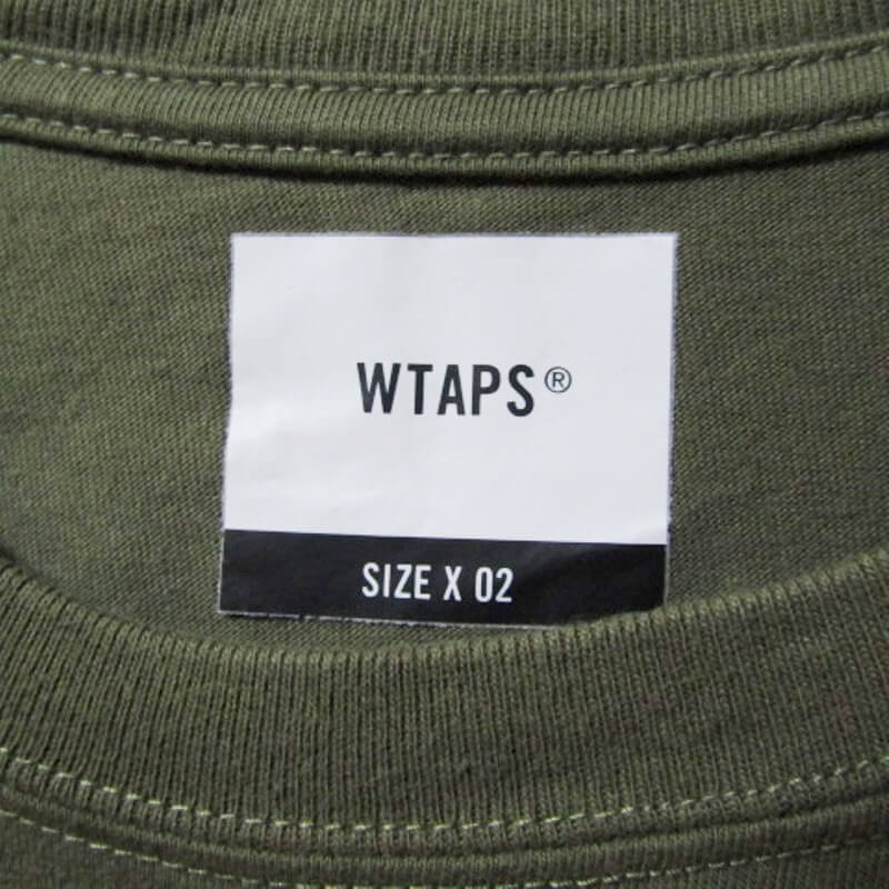 WTAPS ダブルタップス 半袖Tシャツ プリント Tee 日本製 オリーブ 2 27104275_画像5