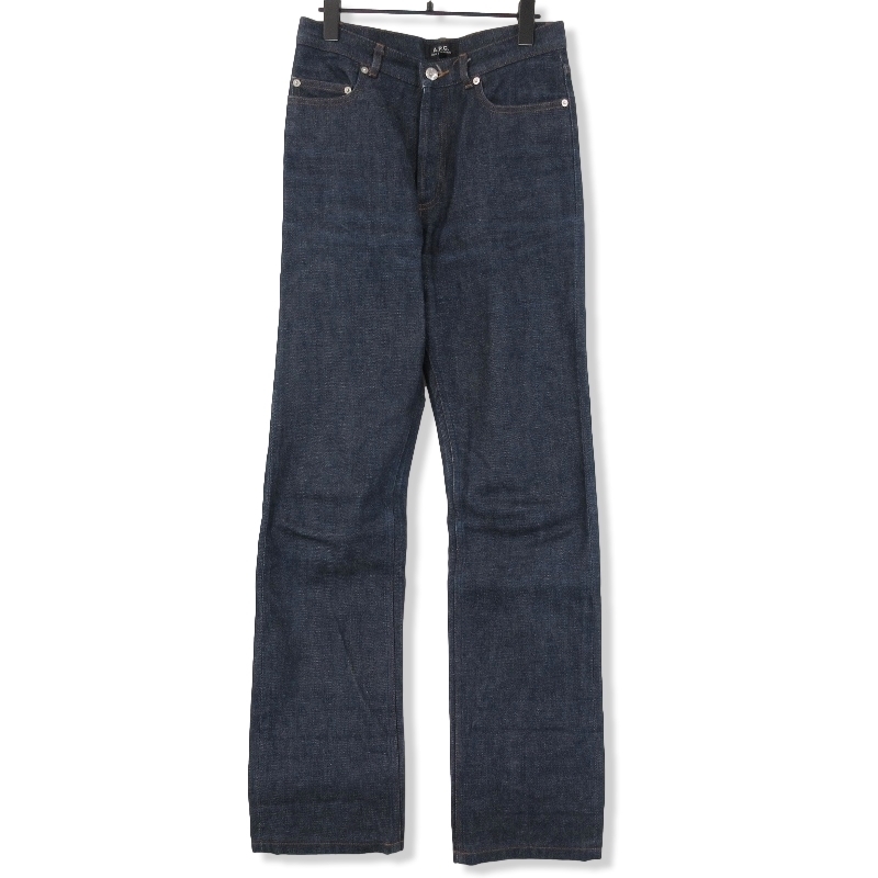 美品 A.P.C. アーペーセー デニムパンツ Jean standard ジーンスタンダード ボタンフライ 5ポケット インディゴ 30 71008152