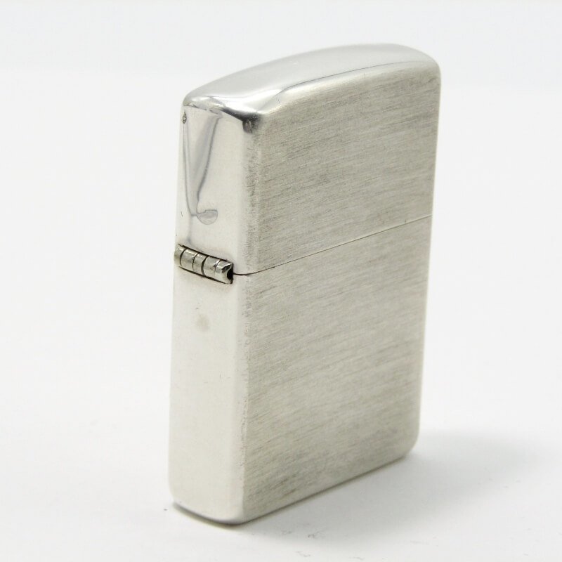 美品 STERLING ZIPPO ジッポー オイルライター #13 2019年製 艶消し ヘアライン加工 純銀 スターリングシルバー SV925 28006319_画像5