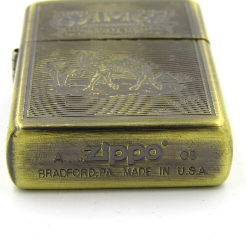 未使用 ZIPPO ジッポー CAMEL NUTTY MENTHOL KING SIZE キャメル 1ST
