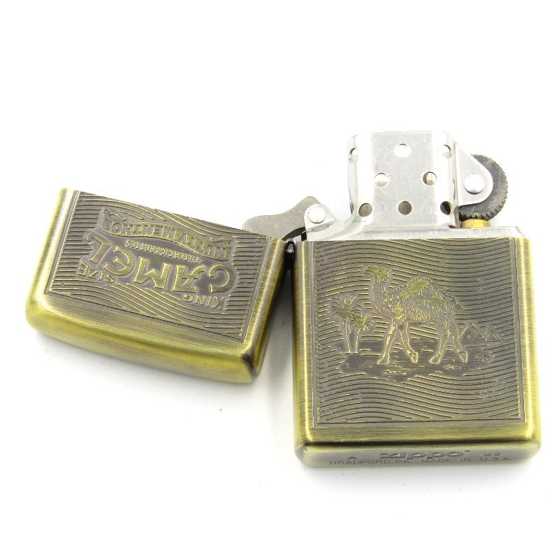 未使用 ZIPPO ジッポー CAMEL NUTTY MENTHOL KING SIZE キャメル 1ST