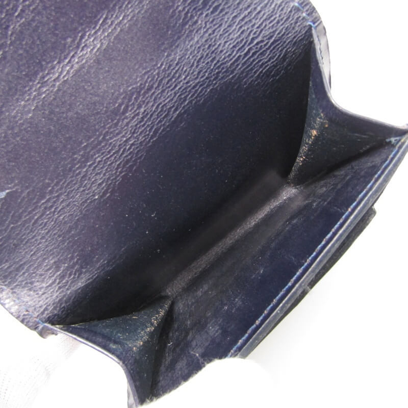 GLENROYAL グレンロイヤル 二つ折り財布 ブライドル SMALL FOLD WALLET BRIDLE LEATHER COLLECTION ミニ財布 DARKBLUE 28006693_画像9