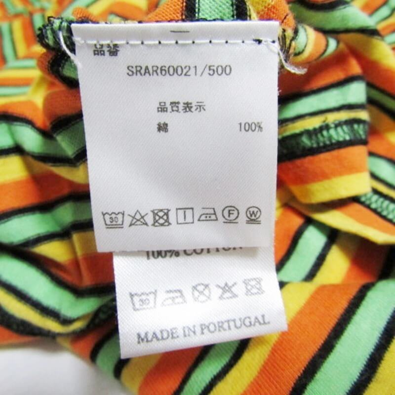 美品 ARIES アリーズ 長袖ボーダーTシャツ SRAR60021 Striped Pocket LS Tee マルチカラー XS タグ付き 27104394_画像8