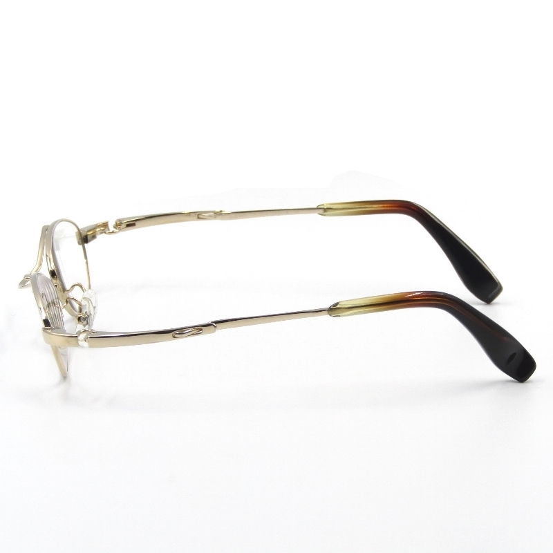 999.9 four na in z glasses frame S-530T pen tagon two Bridge 2005.5 made in Japan 1 Gold times entering 65005094