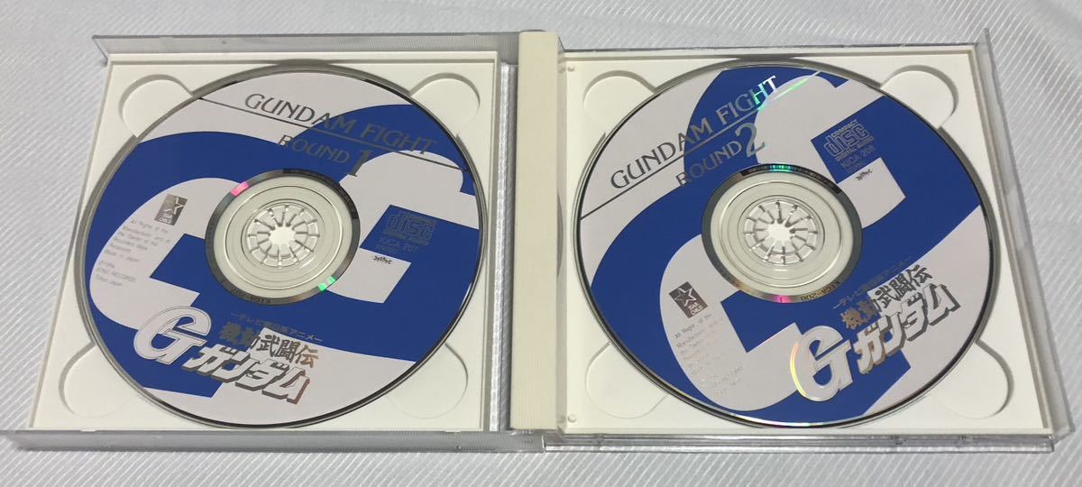 機動武闘伝Gガンダム GUNDAM FIGHT-ROUND1&2 (オリジナルサウンドトラック2枚組)_画像3