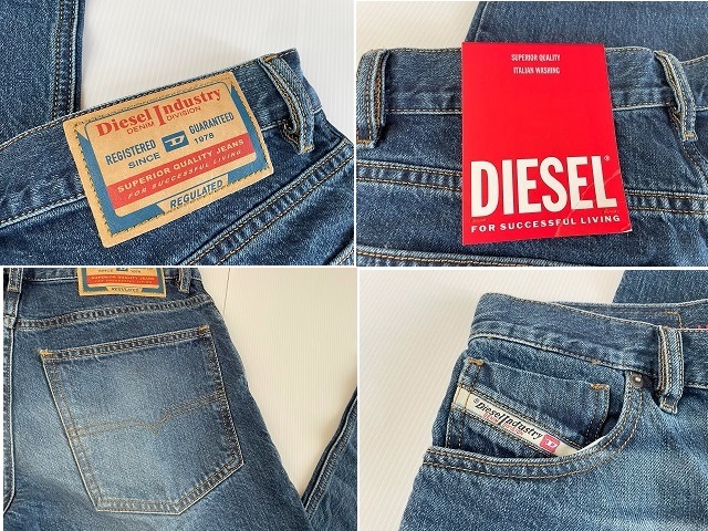 新品正規 4.2万 DIESEL ディーゼル　ヴィンテージデニム 　1995-09C65 　31 　スリムフィット 美脚シルエット　送料520円_画像5