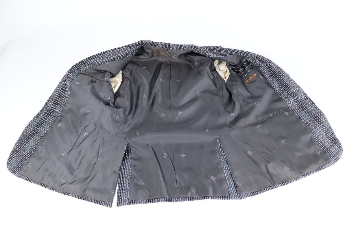 BALENCIAGA バレンシアガ スーツ ジャケット メンズ グレー ブラック ネイビー ブルー系 0078-MS_画像2