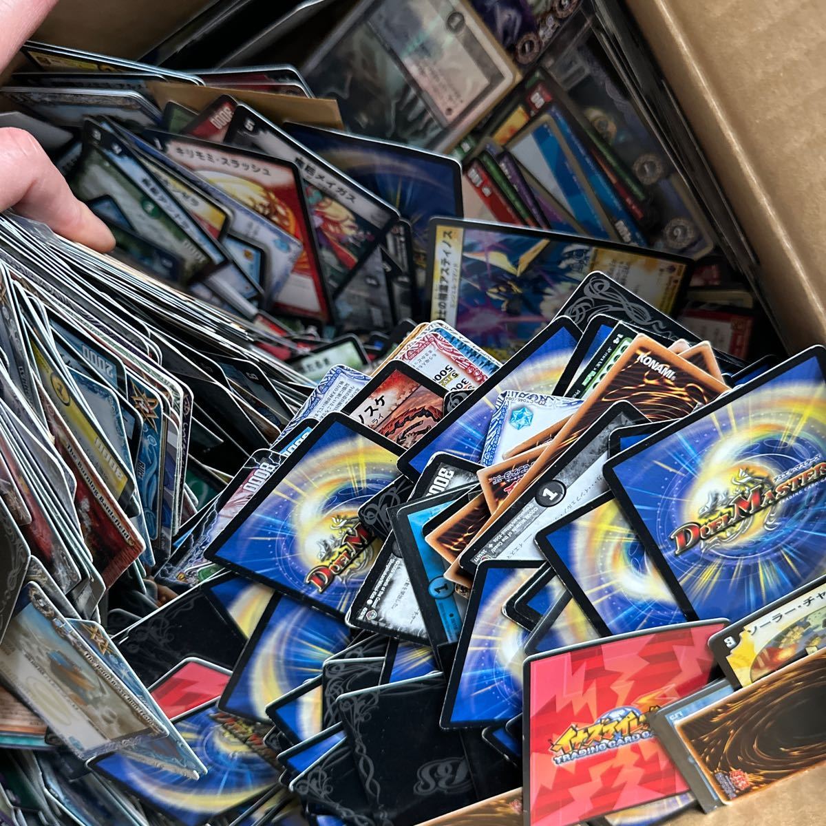 [A0136] approximately 6.4kg Duel Masters Battle Spirits Inazuma eleven Yugioh etc. trading card card various large amount set sale 