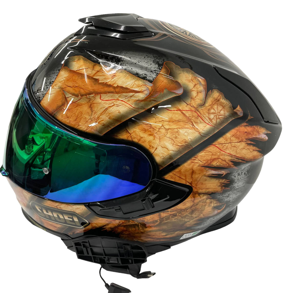 【美品】 SHOEI ショウエイ GT-Air2 DEVIATION デヴィエーション　フルフェイスヘルメット　※ミラーシールド付き　サイズXL　4451-120_画像2